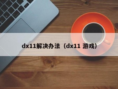 dx11解决办法（dx11 游戏）